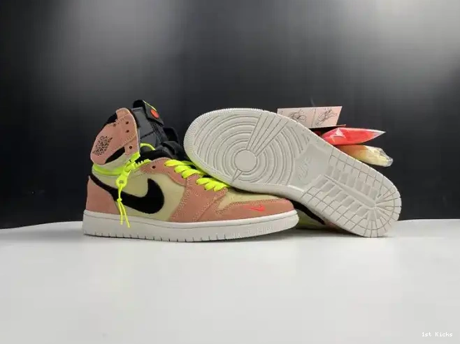 Jordan High Switch Air Peach CW6576-800 1 0520